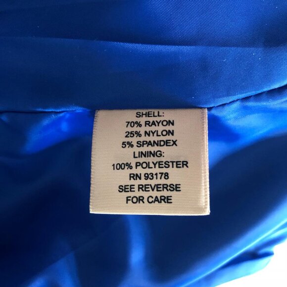 NWT, Philosophy Republic Clothing, Women's Blazer, Size: 8, Color: Blue - Picture 5 of 9